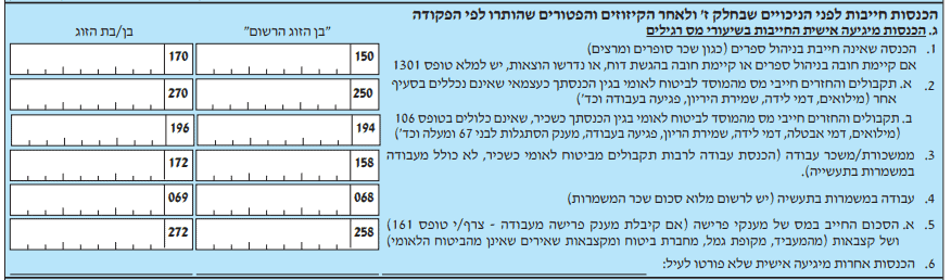 חלק ג' הגשת בקשה להחזרי מס טופס 135